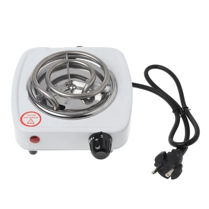 220V 500W 전기 스토브 핫 플레이트 철 버너 홈 주방 밥솥 커피 히터 가정용 요리기구 EU 플러그, 보여진 바와 같이, 하나