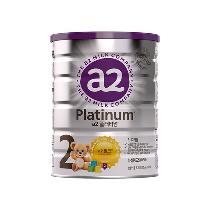 뉴오리진 a2 플래티넘 분유 2단계, 900g, 1개