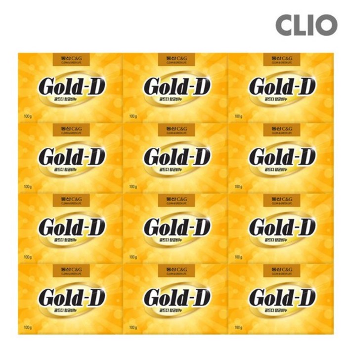 골드디 항균비누 100g 4입 x 3개, 01_골드디비누 100g 4입 x 3개, 상세설명 참조