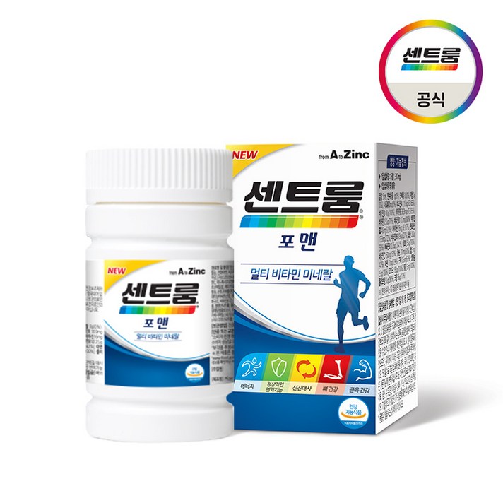 센트룸 포 맨 멀티비타민 미네랄, 50정, 1개