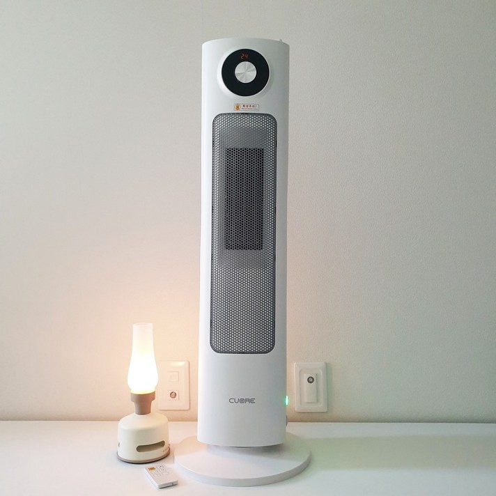 ['2만원 즉시할인' 쿠폰] 까르페 가정용 가습 온풍기 전기 캠핑용 사무실 PTC 히터 화장실 코스트코 아기 샤오미 열풍기, 까르페 가습온풍기 - 화이트