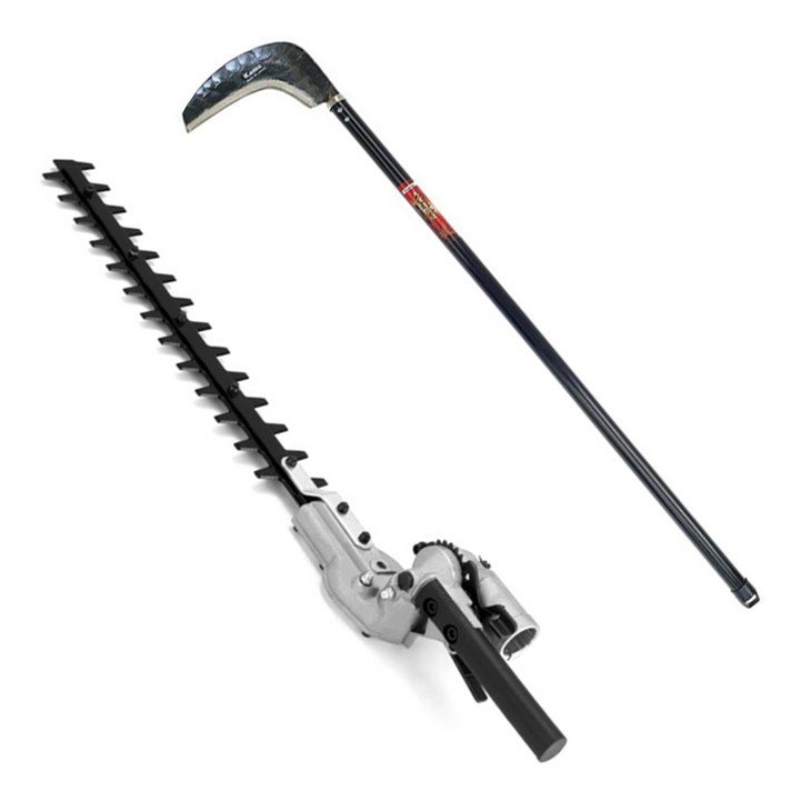 리벤토 부착 트리머+카마 KM-002 장낫 전장 1360mm 예초기 악세서리 RT-24TM 정원 조경 전정기 다용도