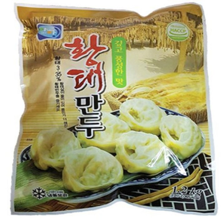 아하 황태만두 1.2kg, 1개
