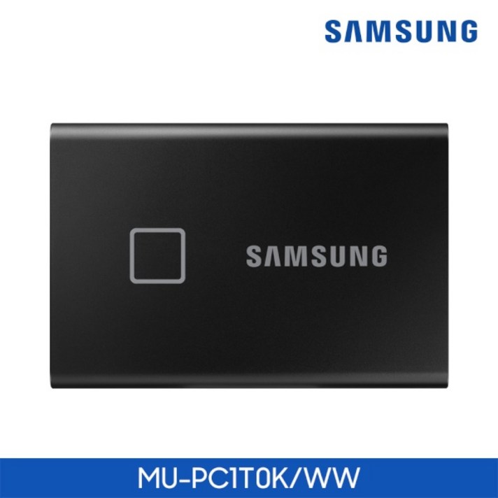 삼성전자 외장SSD T7 TOUCH MU-PC1T0, 1TB, 블랙