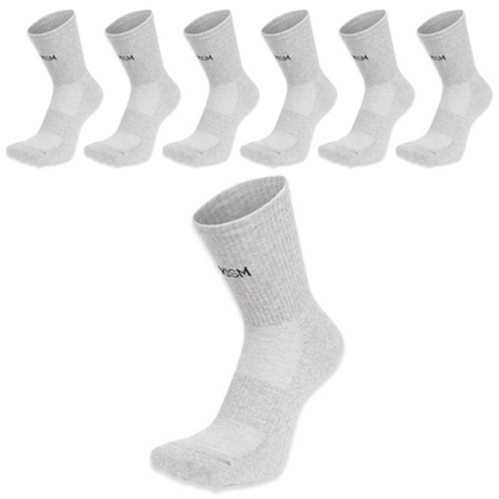 삭스이즘 남성용 스포츠양말 중목 7켤레 SX5002