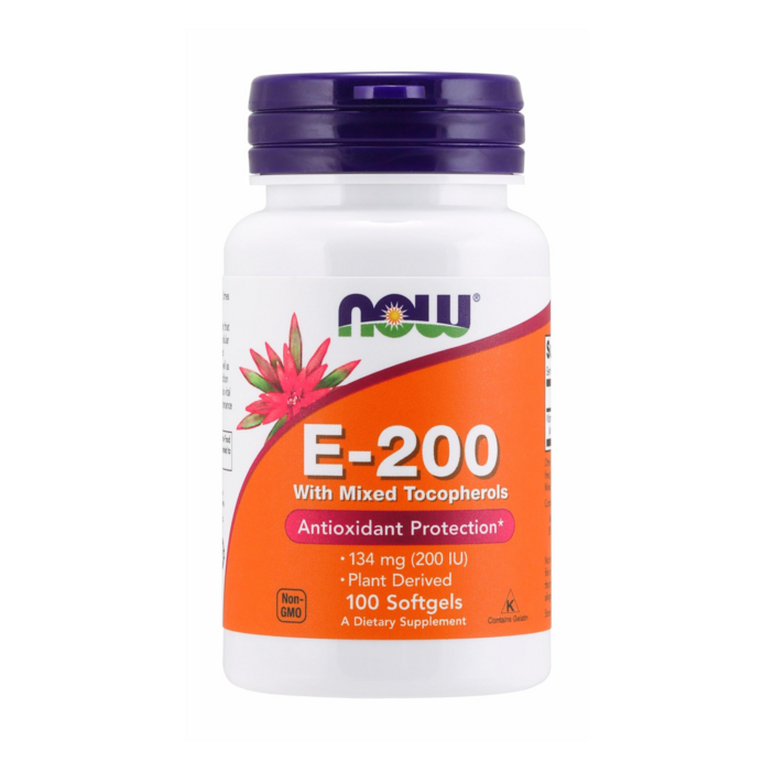 나우푸드 내추럴 E- 200 소프트젤 글루텐 프리, 100개입, 1개