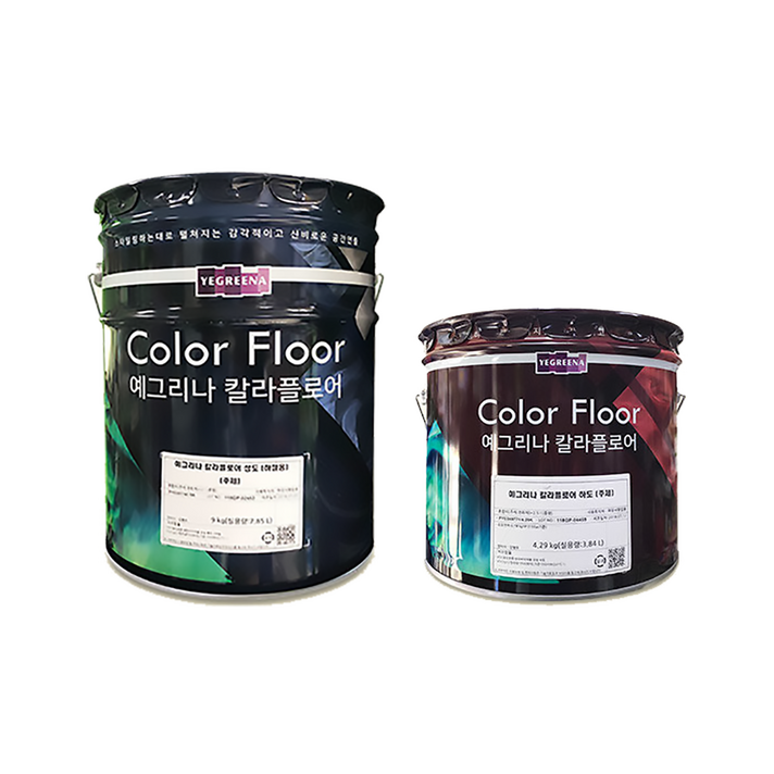 노루페인트 바닥 칼라에폭시 예그리나 칼라플로어 하도 상도, [상도] 13.5KG, 새틴브론즈