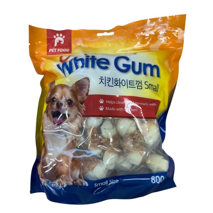 코스트코 애견 치킨 화이트껌 800g 닭고기 순살 개껌