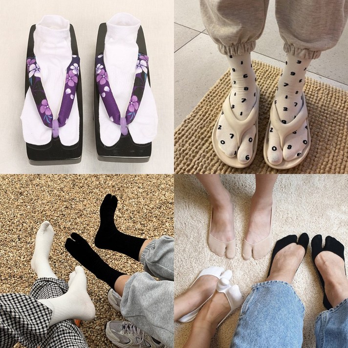 남자 여자 족발 쪼리 타비양말 타비덧신 발가락양말 페이크삭스 전문