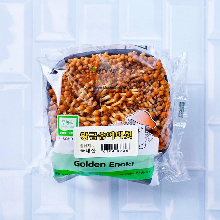 [메가마트]황금송이 팽이버섯 200g, 1개
