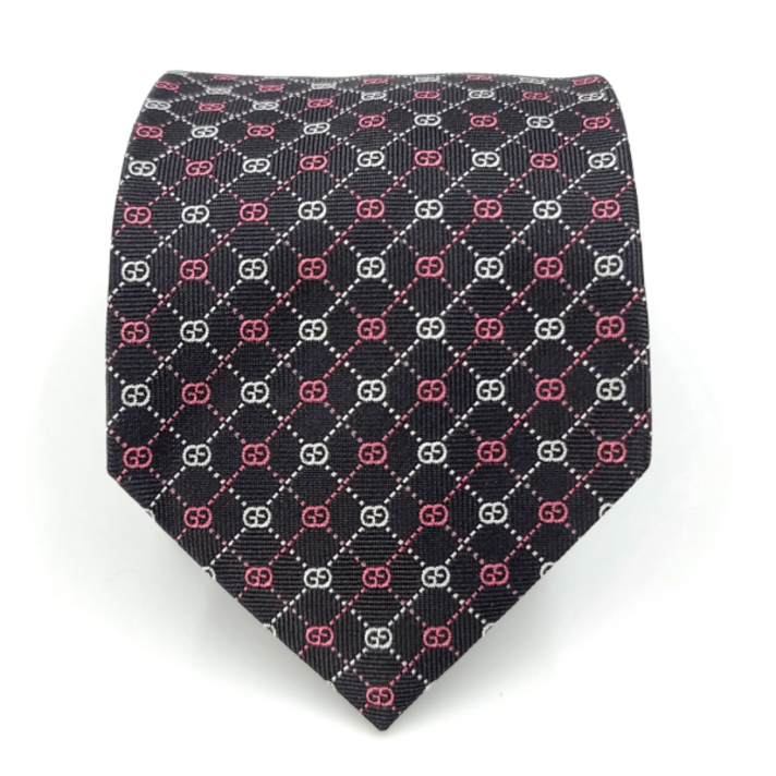 구찌 GG패턴 실크 넥타이 386489 4B002 1172