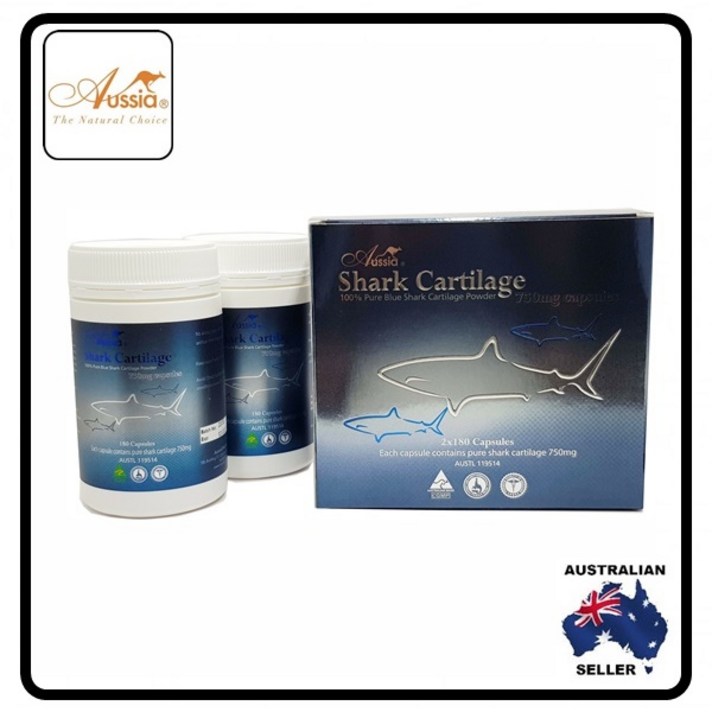 호주 오지아 Aussia 상어연골 750mg 180정, 750mg 360정, 1개