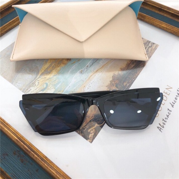 선글라스 여자선글라스 패션 트렌드 독특한 모양 선글라스 펑크 안경 힙합 스타일 여성 남성 성격 캣츠 아이 스퀘어 눈