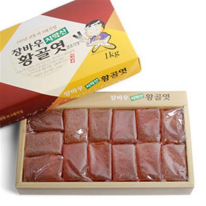장바우 치악산 황골엿 갱엿 1kg 식품명인 제70호/과자 엿