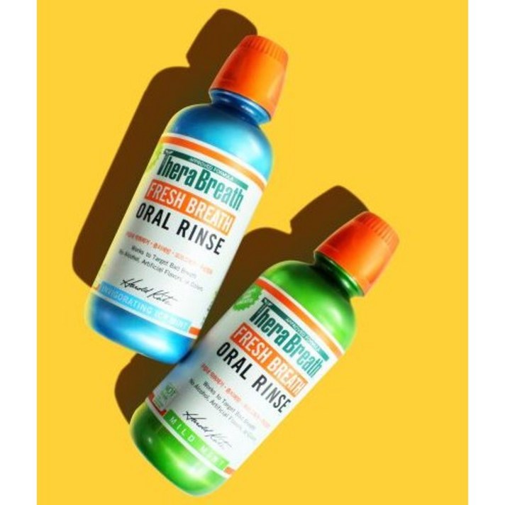 마스크 입냄새제거 구강청결제 테라브레스 마일드민트 아이시민트 473ml, 1개