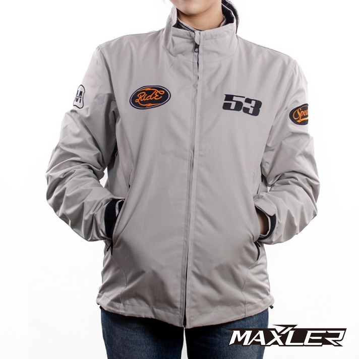  맥슬러 서킷 바람막이 자켓 / Maxler 바이크 모터사이클 점퍼 / WIND DEFENDER, 그레이 