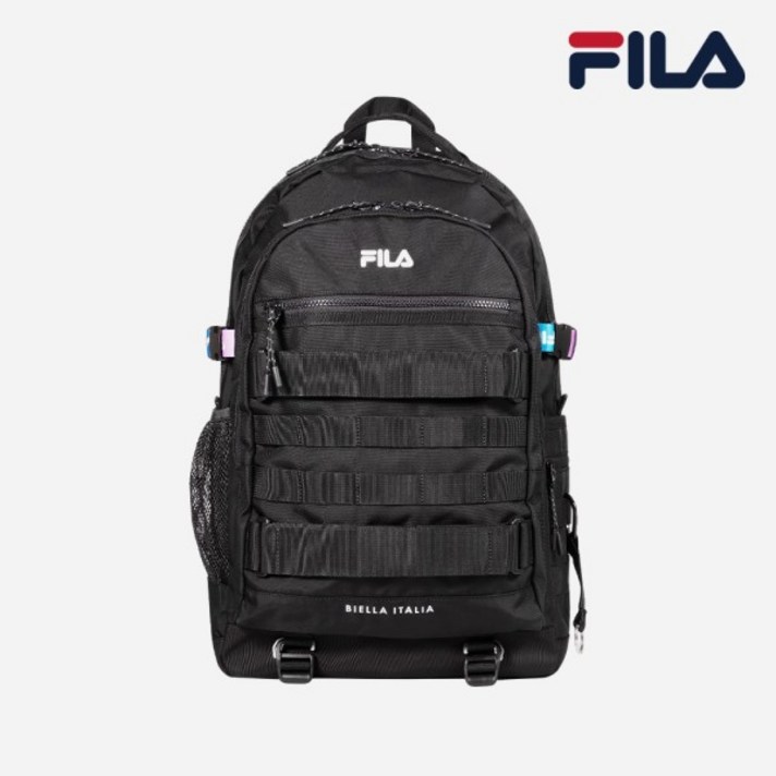 [휠라 슈즈] [공식] 휠라 포스 21 백팩 가방 JET BLACK