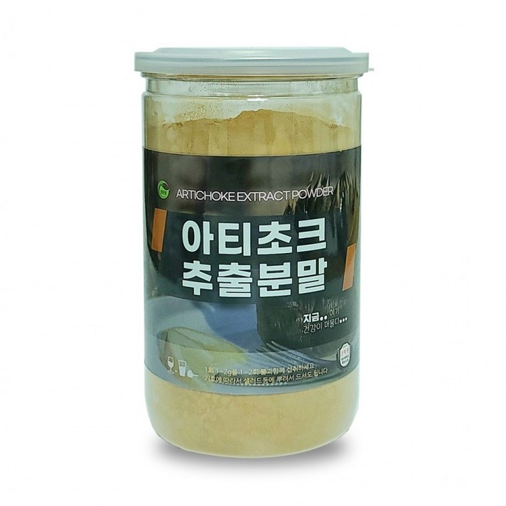 정든팜 아티초크분말 400g 이중밀폐통 아티초크차 아티쵸크분말 가루형 고형차, 단품, 단품