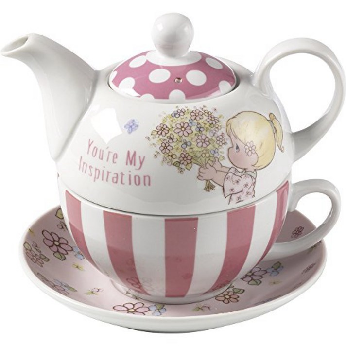 Precious Moments You're My Inspiration Porcelain Tea For One Set 164442, 1