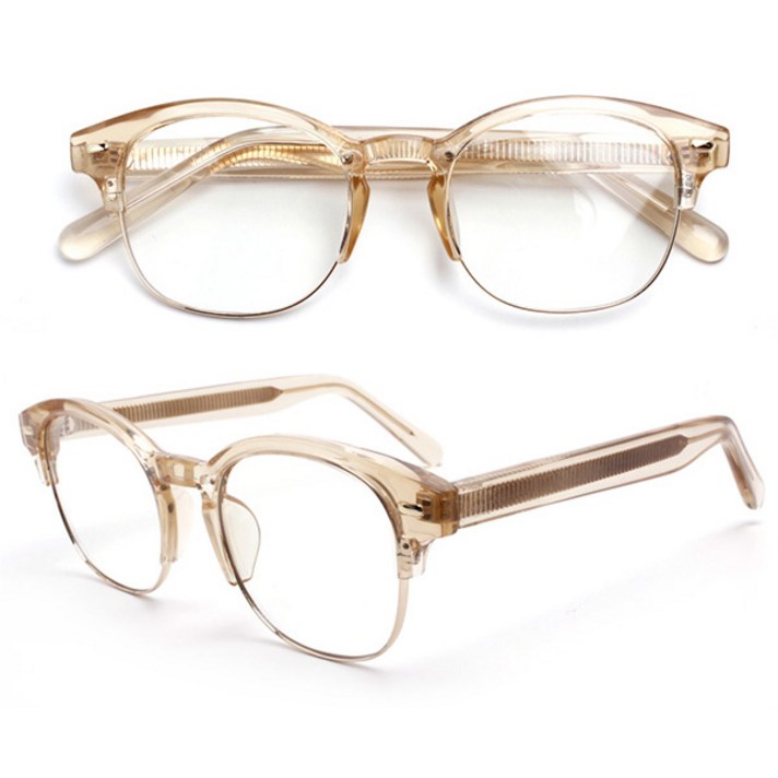 그대로착용 JB9 Half 4컬러 블루라이트차단안경 자외선차단 아시안핏 고급 하금테