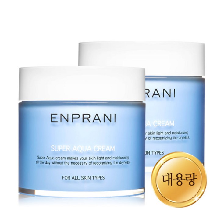 엔프라니 수퍼아쿠아 수분크림, 200ml, 2개