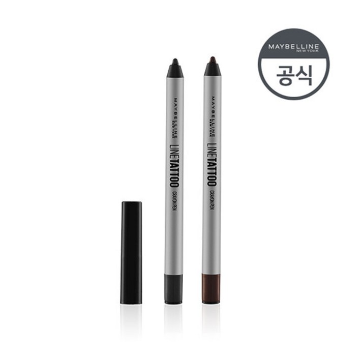 메이블린 뉴욕 라인 타투 크레용 0.4g, 다크브라운, 1개