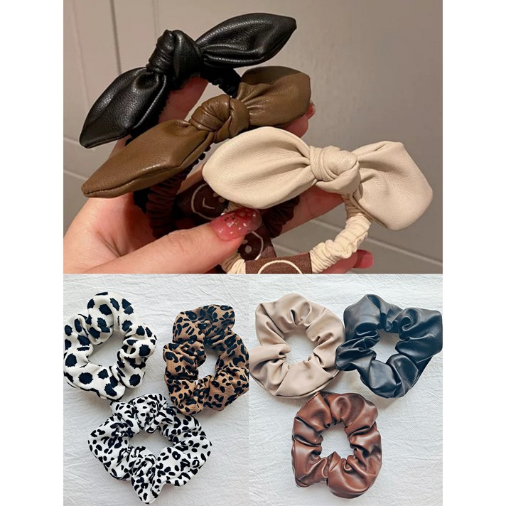 [호호마켓]곱창밴드 곱창머리끈 겨울헤어밴드 고무줄 예쁜머리끈3종세트