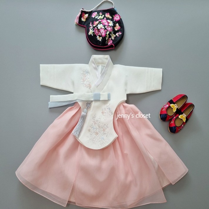 제니의옷장 한복대여 여아백일한복 백일한복 여아한복세트