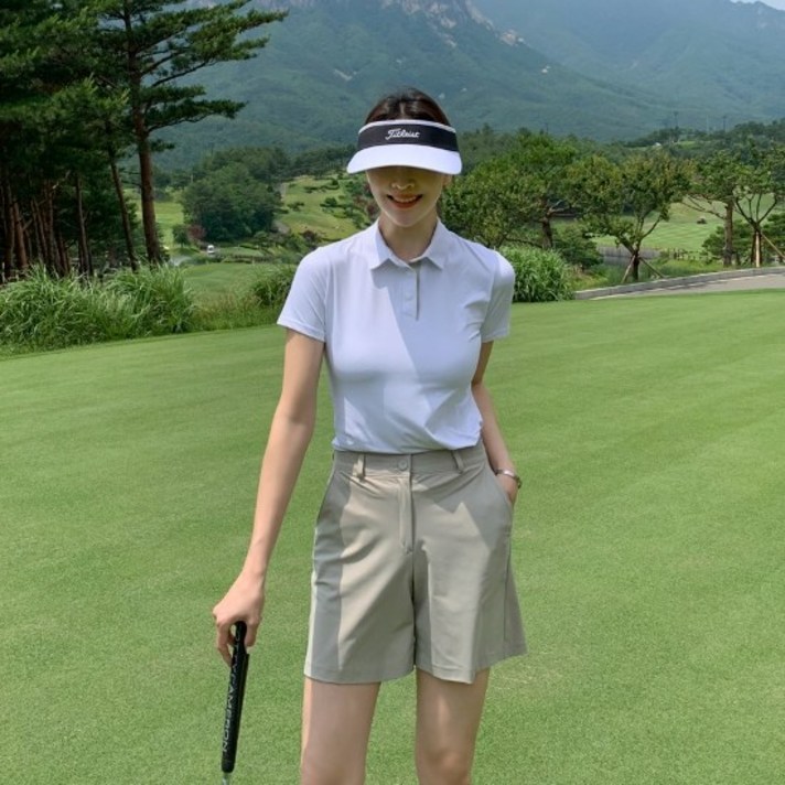 메이블루 피튼 카라 반팔티
