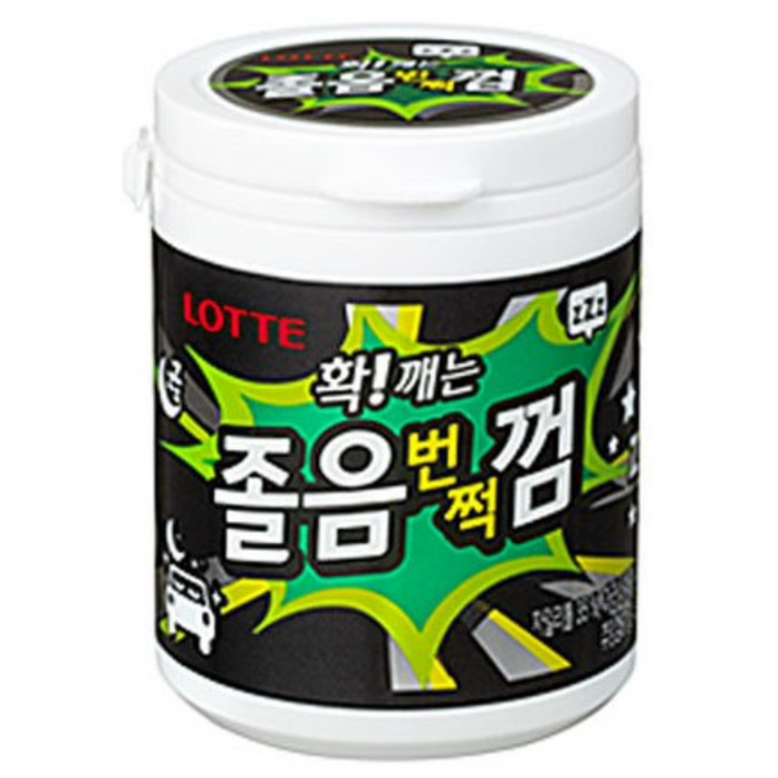롯데제과 롯데 확 깨는 졸음 번쩍 껌, 87g, 2개