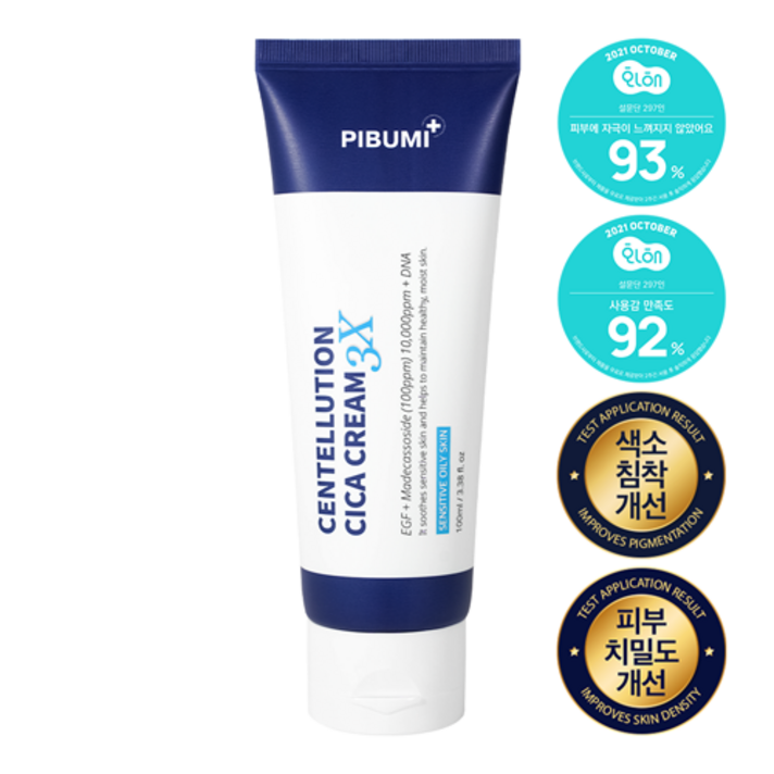 피부미 센텔루션 시카 크림 3X 100ml, 지성