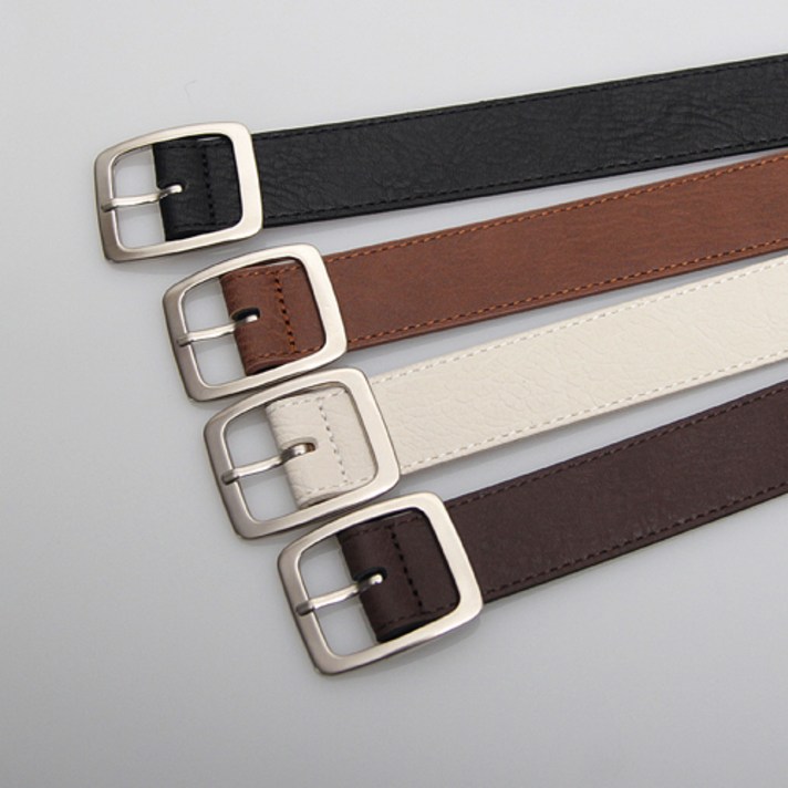 둥근 사각 데일리 여성 캐주얼 정장 벨트