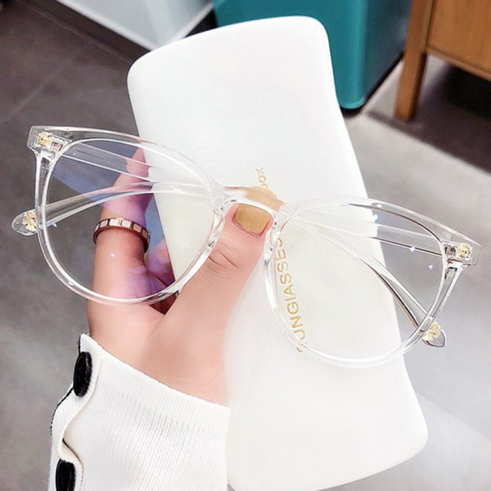 그대로착용 JB9 Jumpe 3컬러 블루라이트차단안경 빅사이즈 투명 뿔테 오버사이즈 안경테