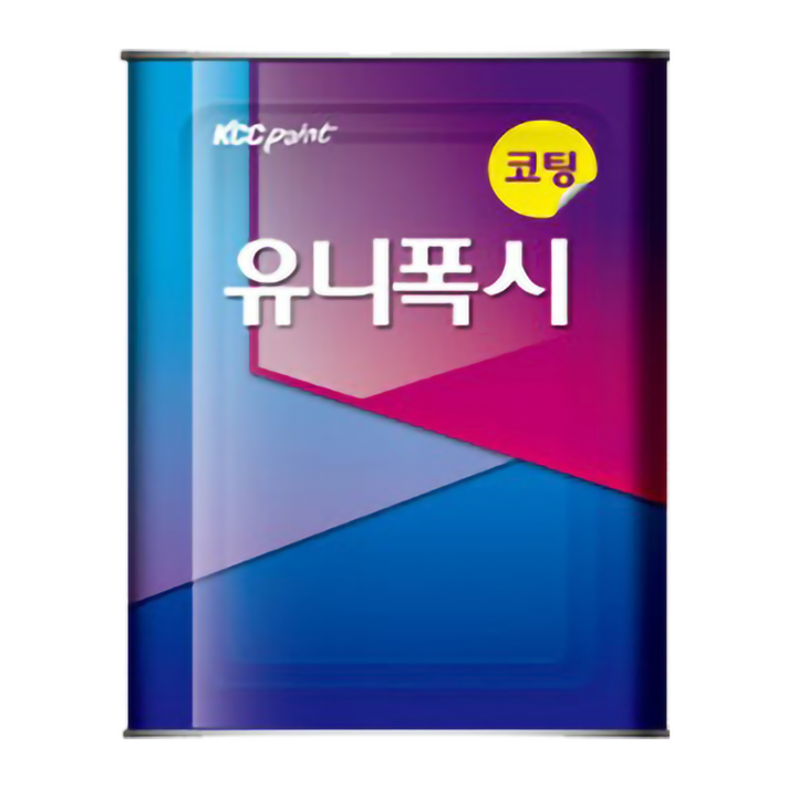 KCC 바닥 에폭시페인트 상도 유니폭시코팅 녹색 회색 적갈색 청색 분홍색 백색 황색 투명, [코팅] 유니폭시 코팅 16KG (청색), 1개