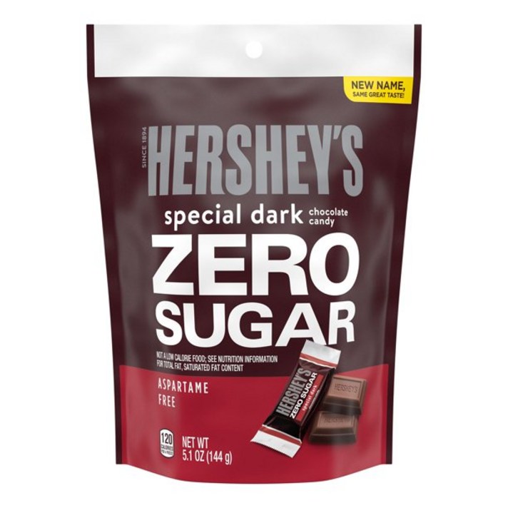 Hershey's 허쉬 제로슈가 스페셜 다크 초콜렛 144g 다이어트 당뇨 간식 어린이간식 저탄고지 키토 바디프로필식단 초콜릿, 2개