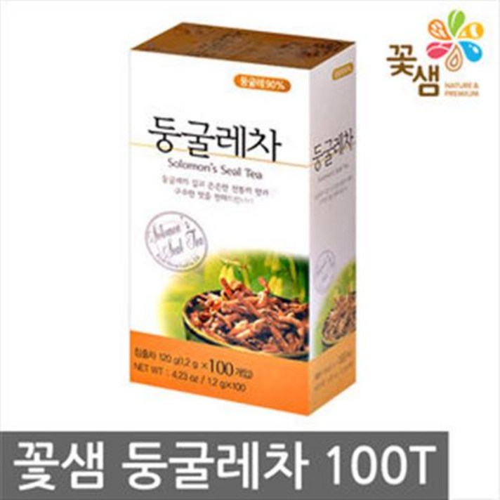 꽃샘 둥굴레차 100T/녹차/메밀 결명자 우엉차