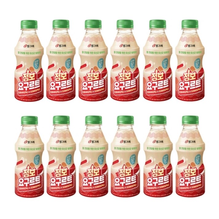 빙그레 대용량 요구르트 500ml x 12개