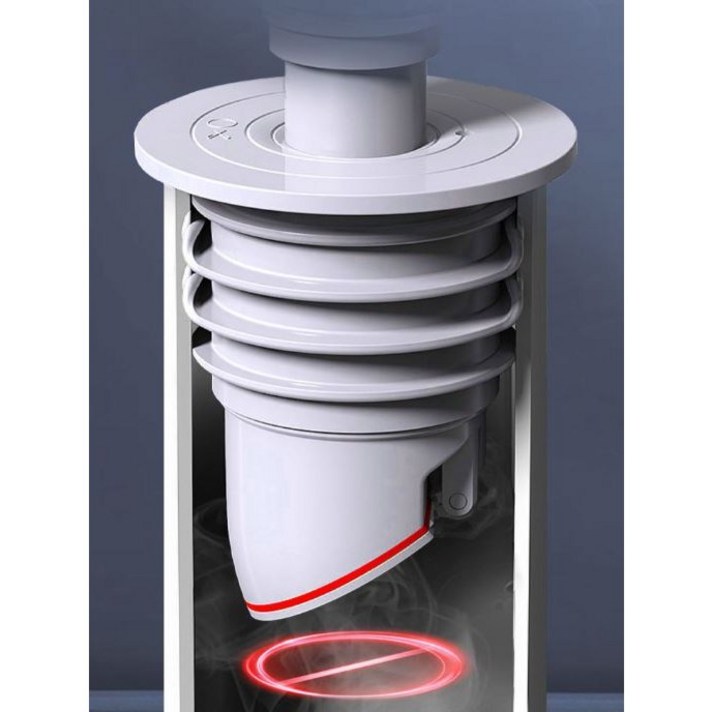 봉봉잡화 하수구트랩 세탁기 냄새제거 배수관커버 악취 덮개, 1개