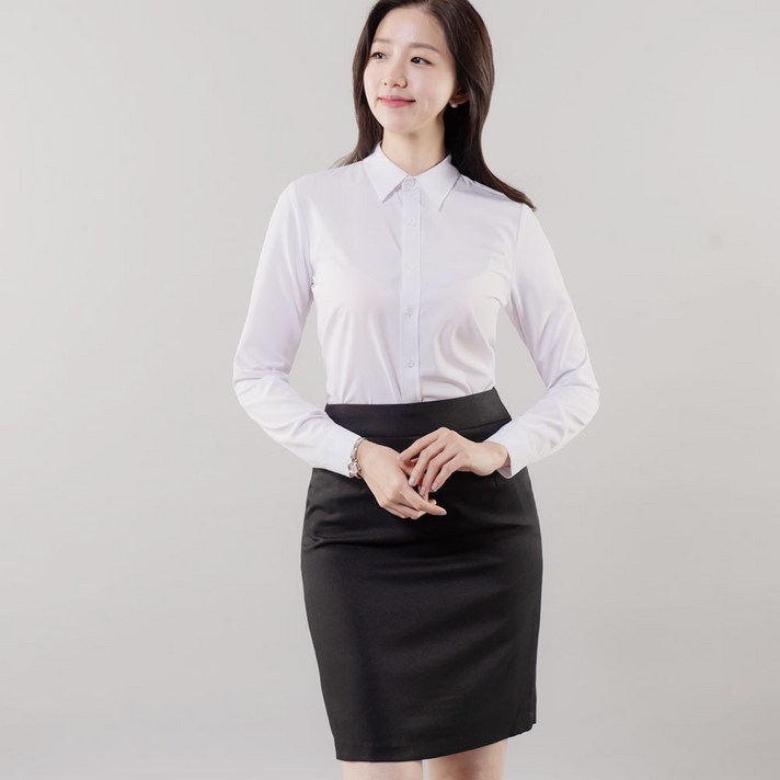 
                                                        체인지 여성 일자핏 오피스룩 빅사이즈 셔츠 블라우스
                                                    