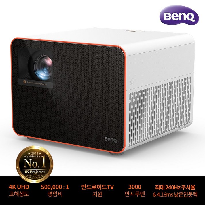[공식판매처 당일배송] 벤큐 X3000i HDR-PRO 4K 빔프로젝터, 단품