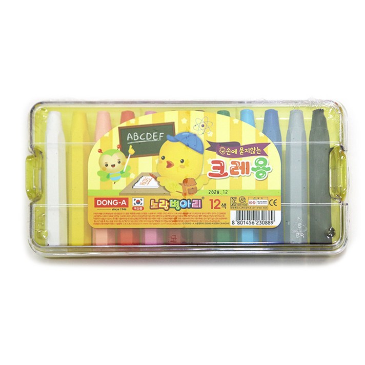  동아 노랑병아리 크레용 12색, 10개 