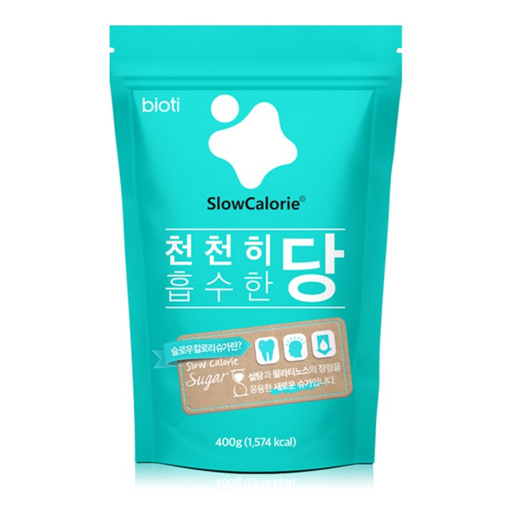 바이오티 천천히 흡수한 당 (팔라티노스 대체당) 400g 1개