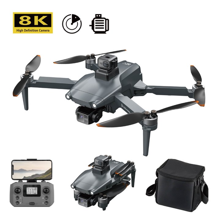  MystDim L600 촬영용 8K 카메라 GPS 3000m 레이더 장애물 회피 두 배터리 비행시간 60분 접이식 고급 드론 