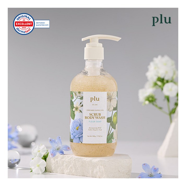 플루 단품 슈퍼 비타 스파 스크럽 바디워시 플뢰르솝 500g