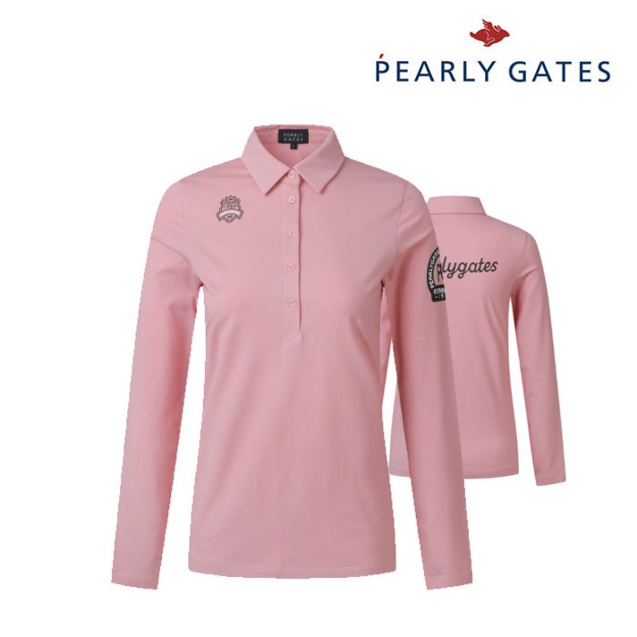 파리게이츠 골프 pearlygatesgolf여성 컴포트 카라 티 P522B3TS951_PK, 000, PK, 1개
