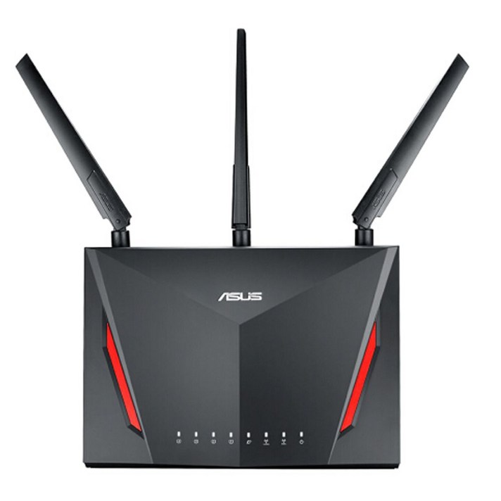 ASUS 5g 무선 공유기 2900M 고속 듀얼 주파수 광대역, 블랙