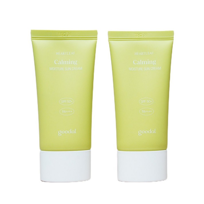 구달 맑은 어성초 진정 수분 선크림, 50ml, 2개