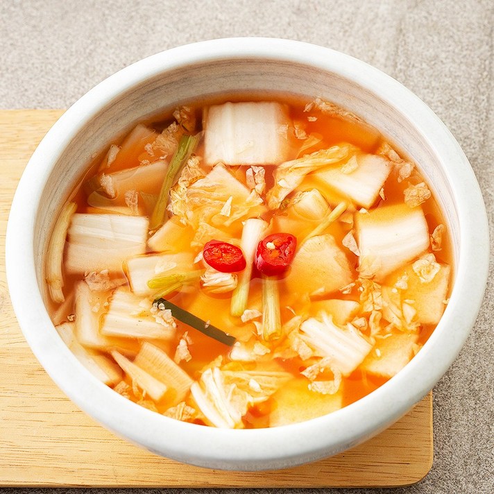 [청솔] 전라도 나박 물김치 1.5k 나박김치, 2kg