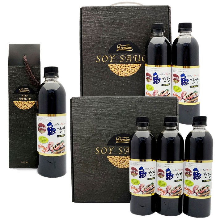 조은마켓 [3년 자연발효숙성] 홍게 만능 어간장 500ml 선물세트 감칠맛 깊은맛 일품 국 조림 볶음 무침 만능 요리간장, 홍게만능 어간장500ml(선물용케이스) - 2개입