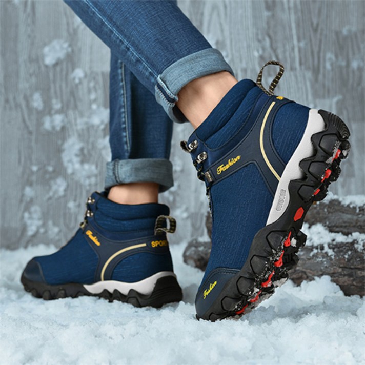 FASEN 남성 등산화 미끄럼방지 신발 방수 트레킹화